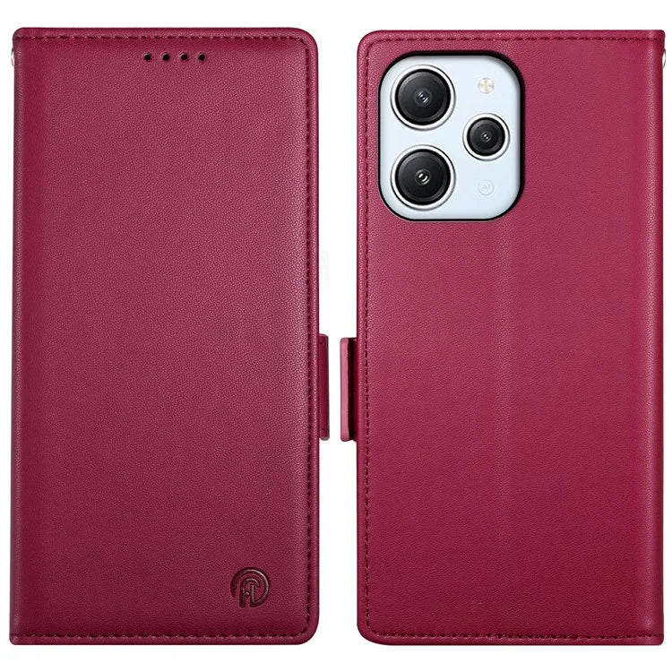 DF-010 For Xiaomi Redmi 12 4G Phone Case Anti-Drop Leather Flip Cover
