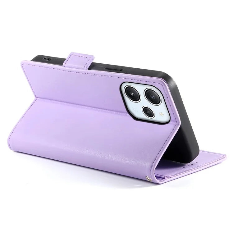 DF-010 For Xiaomi Redmi 12 4G Phone Case Anti-Drop Leather Flip Cover