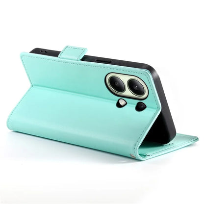DF-010 For Xiaomi Redmi Note 13 4G Wallet Case Anti-Scratch Leather Phone Cover