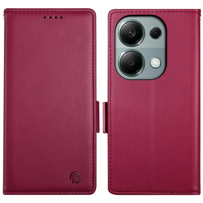 DF-010 For Xiaomi Redmi Note 13 Pro 4G / Poco M6 Pro 4G Case Folio Stand Leather Phone Cover