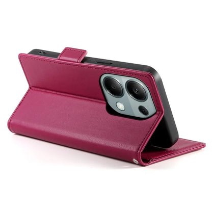 DF-010 For Xiaomi Redmi Note 13 Pro 4G / Poco M6 Pro 4G Case Folio Stand Leather Phone Cover