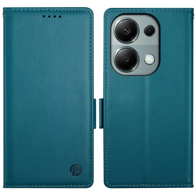 DF-010 For Xiaomi Redmi Note 13 Pro 4G / Poco M6 Pro 4G Case Folio Stand Leather Phone Cover