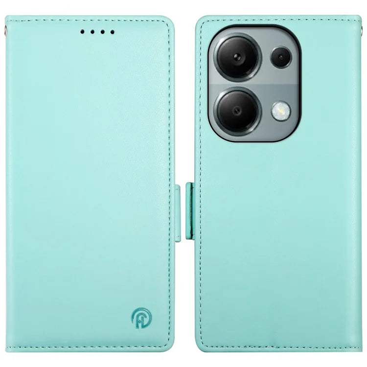 DF-010 For Xiaomi Redmi Note 13 Pro 4G / Poco M6 Pro 4G Case Folio Stand Leather Phone Cover