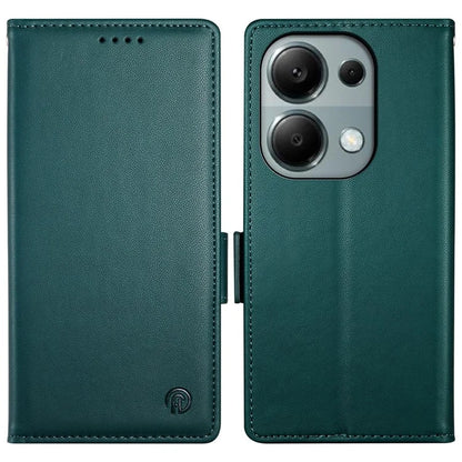 DF-010 For Xiaomi Redmi Note 13 Pro 4G / Poco M6 Pro 4G Case Folio Stand Leather Phone Coverish Green