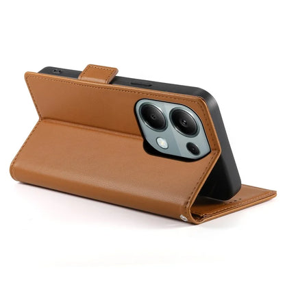 DF-010 For Xiaomi Redmi Note 13 Pro 4G / Poco M6 Pro 4G Case Folio Stand Leather Phone Cover