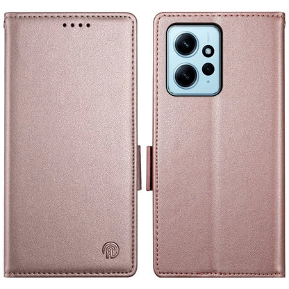 DF-010 For Xiaomi Redmi Note 12 4G Case Shockproof Leather Phone Cover