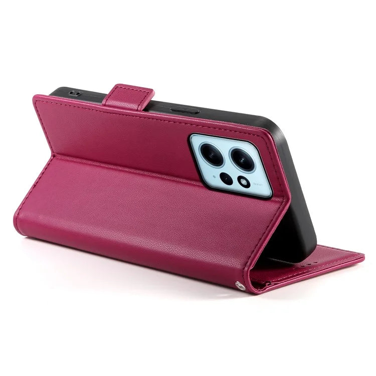DF-010 For Xiaomi Redmi Note 12 4G Case Shockproof Leather Phone Cover