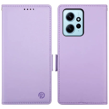 DF-010 For Xiaomi Redmi Note 12 4G Case Shockproof Leather Phone Cover