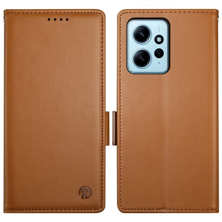 DF-010 For Xiaomi Redmi Note 12 4G Case Shockproof Leather Phone Cover
