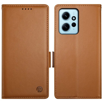DF-010 For Xiaomi Redmi Note 12 4G Case Shockproof Leather Phone Cover