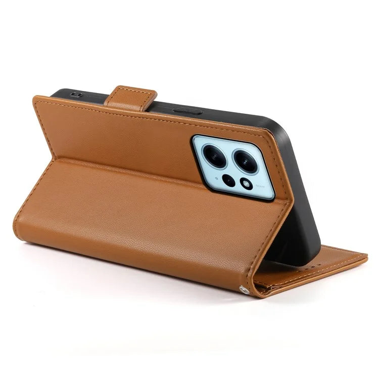 DF-010 For Xiaomi Redmi Note 12 4G Case Shockproof Leather Phone Cover