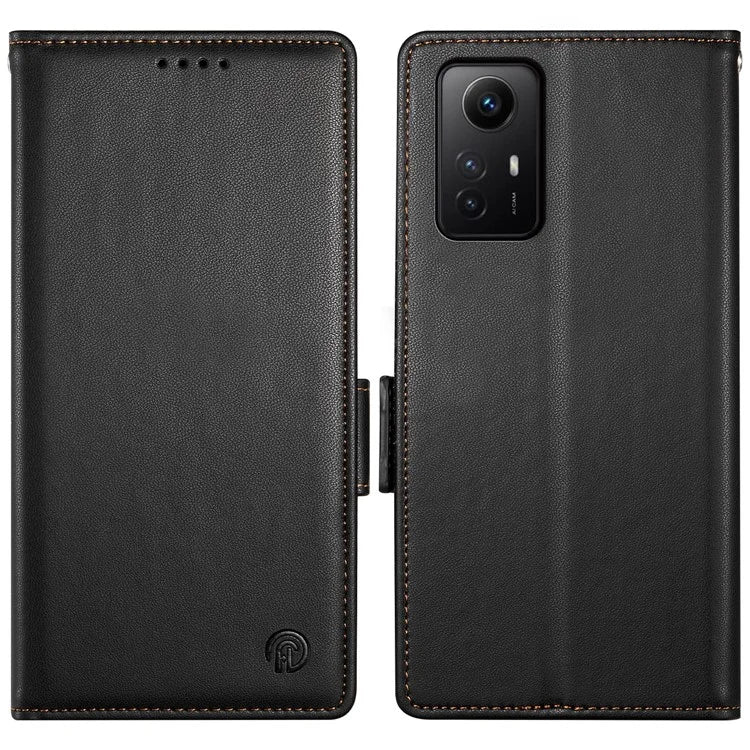 DF-010 For Xiaomi Redmi Note 12S 4G Case Stand Magnetic Clasp Leather Phone Cover