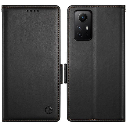 DF-010 For Xiaomi Redmi Note 12S 4G Case Stand Magnetic Clasp Leather Phone Cover
