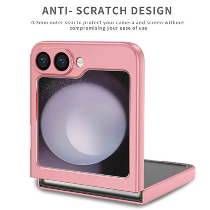For Samsung Galaxy Z Flip6 5G Case Rotatable Ring Kickstand Hard PC Phone Cover