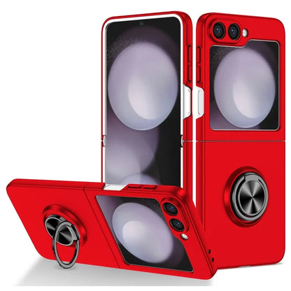 For Samsung Galaxy Z Flip6 5G Case Rotatable Ring Kickstand Hard PC Phone Cover