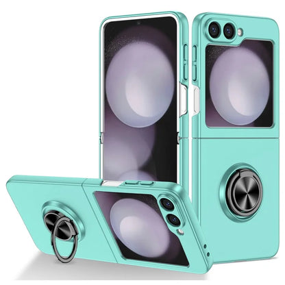 For Samsung Galaxy Z Flip6 5G Case Rotatable Ring Kickstand Hard PC Phone Cover