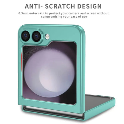 For Samsung Galaxy Z Flip6 5G Case Rotatable Ring Kickstand Hard PC Phone Cover