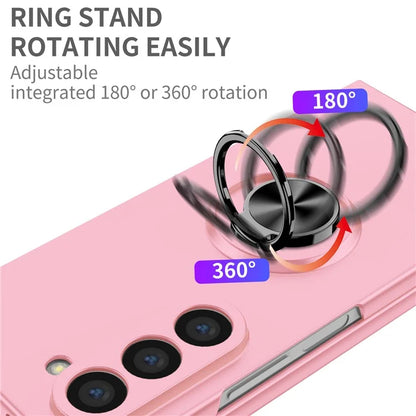 For Samsung Galaxy Z Fold6 5G Case Ring Kickstand PC Phone Cover Support Car Mount