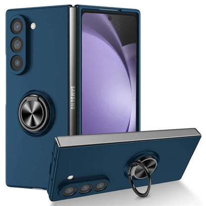 For Samsung Galaxy Z Fold6 5G Case Ring Kickstand PC Phone Cover Support Car Mount