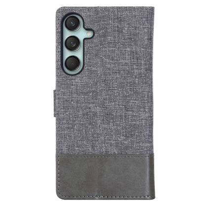 MUXMA MX102 For Samsung Galaxy F55 5G / C55 5G / M55 5G Case Canvas+Leather+TPU Phone Wallet Cover