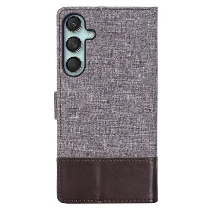 MUXMA MX102 For Samsung Galaxy F55 5G / C55 5G / M55 5G Case Canvas+Leather+TPU Phone Wallet Cover