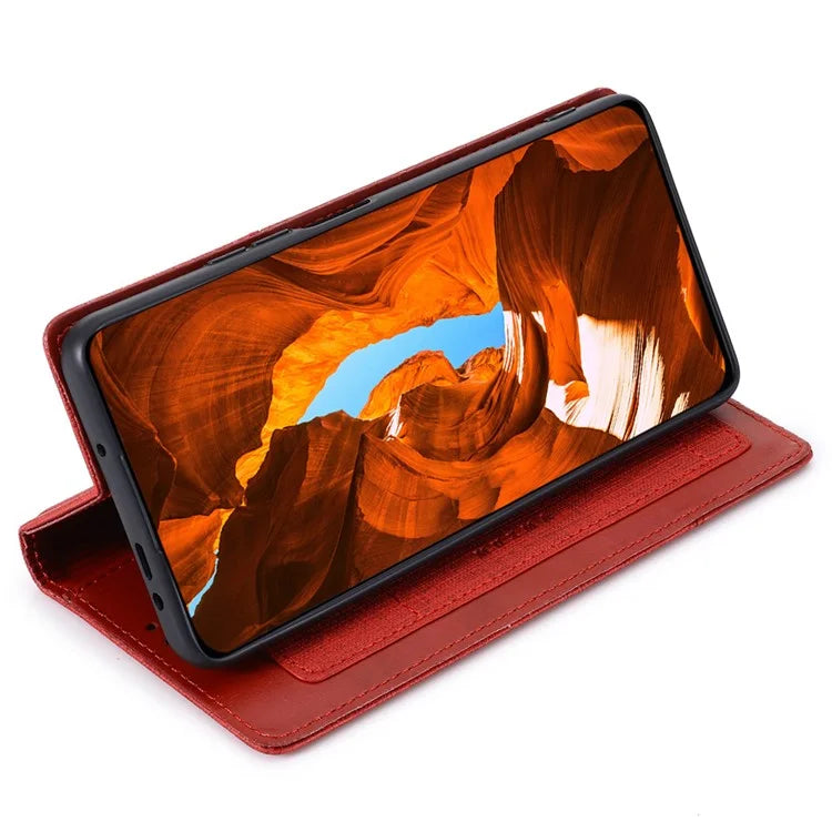 MUXMA MX109 For Google Pixel 8a RFID Blocking Folio Flip Phone Case Stand Cover