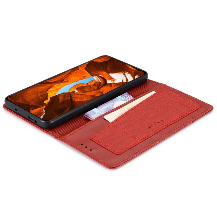 MUXMA MX109 For Google Pixel 8a RFID Blocking Folio Flip Phone Case Stand Cover
