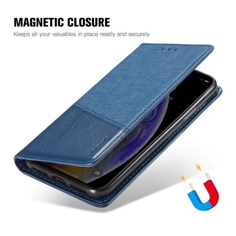 MUXMA MX109 For Google Pixel 8a RFID Blocking Folio Flip Phone Case Stand Cover