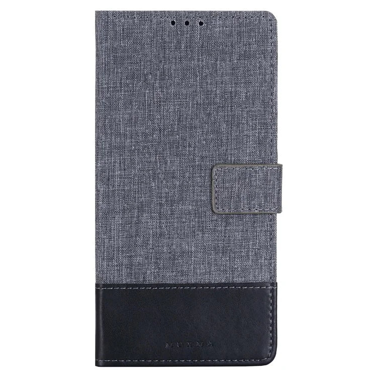 MUXMA MX102 For Google Pixel 8a Case Canvas+Leather+TPU Phone Wallet Cover