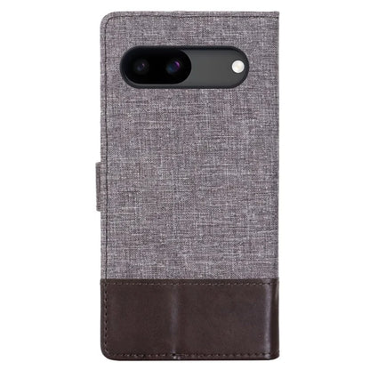 MUXMA MX102 For Google Pixel 8a Case Canvas+Leather+TPU Phone Wallet Cover