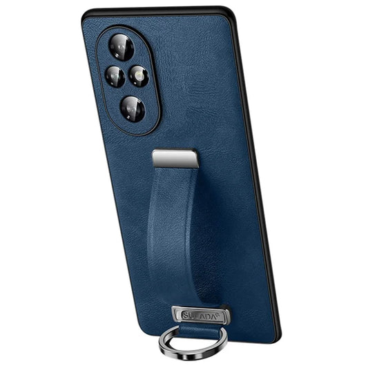 SULADA Fashion Series for Honor 200 Pro 5G Case Wristband Kickstand Leather Back Phone Cover