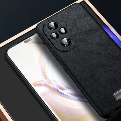 SULADA For Honor 200 5G Phone Case PU Leather+TPU+PC Back Cover