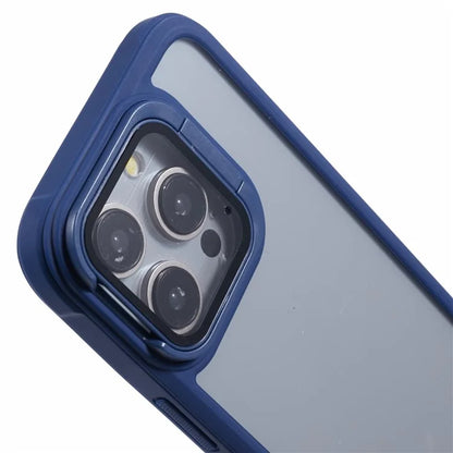 For iPhone 12 / 12 Pro Case Anti-Drop TPU+PC Phone Cover with Kickstand