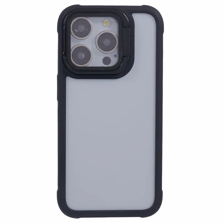 For iPhone 14 Pro Max Case Invisible Kickstand TPU+PC Phone Cover