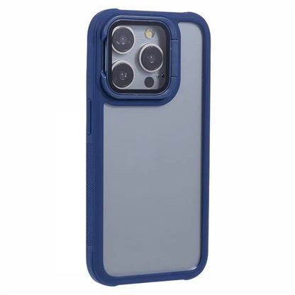 For iPhone 14 Pro Max Case Invisible Kickstand TPU+PC Phone Cover