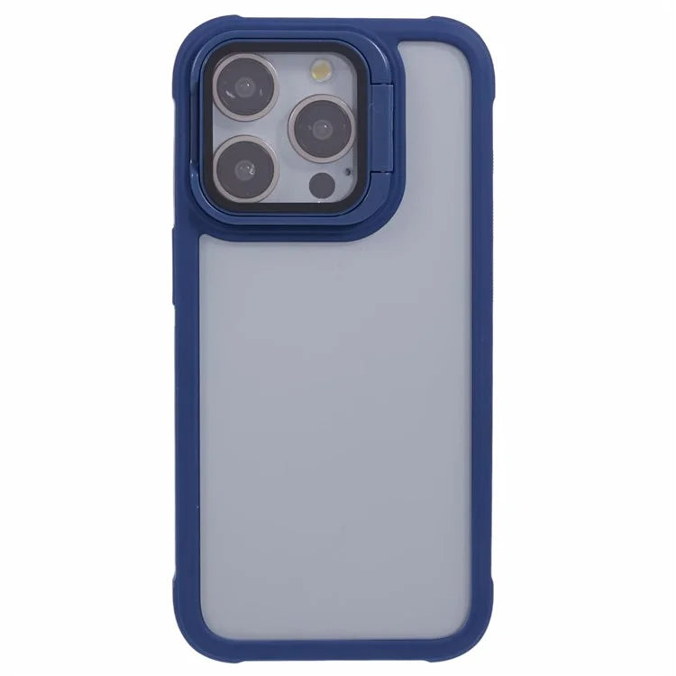 For iPhone 13 Pro Case Anti-Scratch TPU+PC Phone Cover with Kickstand