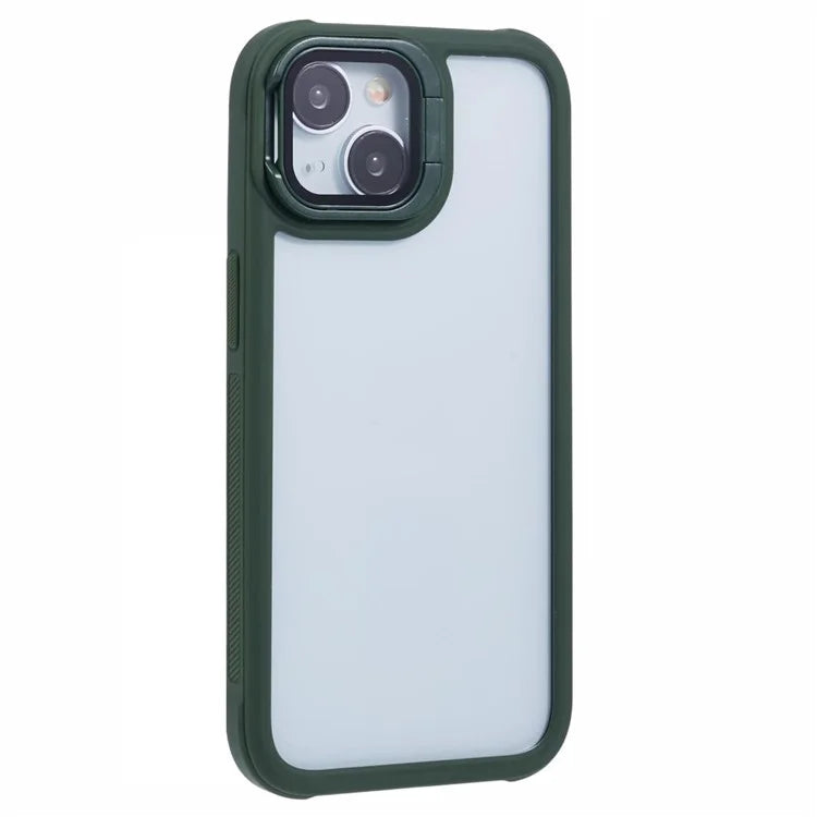For iPhone 14 Kickstand Case Protective TPU+PC Phone Cover