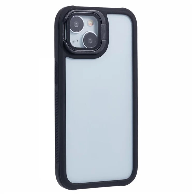 For iPhone 14 Kickstand Case Protective TPU+PC Phone Cover