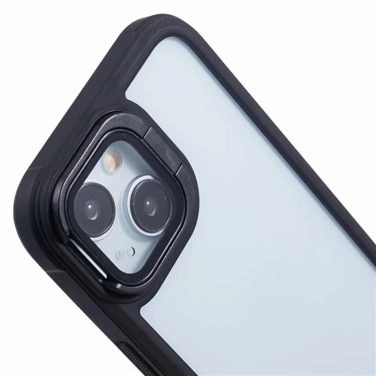 For iPhone 14 Kickstand Case Protective TPU+PC Phone Cover