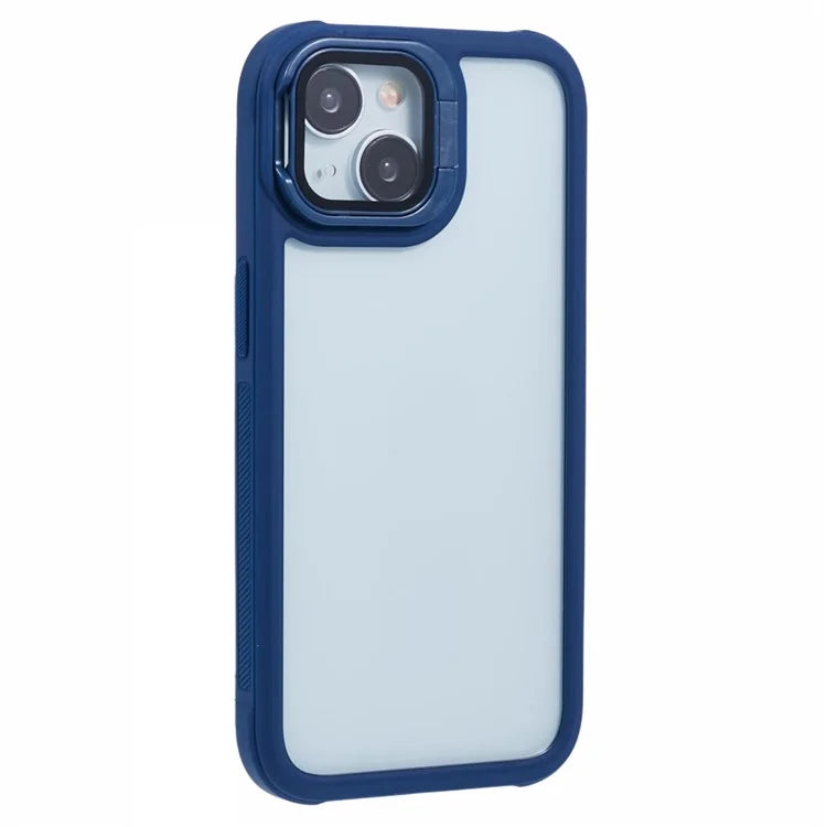 For iPhone 14 Kickstand Case Protective TPU+PC Phone Cover