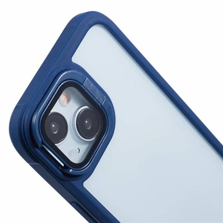 For iPhone 14 Plus Case Kickstand TPU+PC Slim Phone Cover