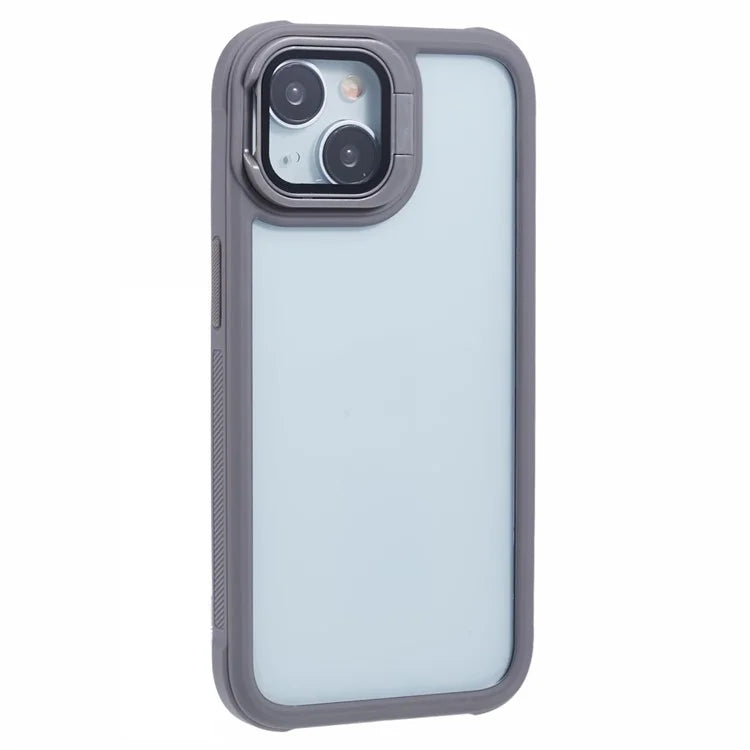 For iPhone 14 Plus Case Kickstand TPU+PC Slim Phone Cover