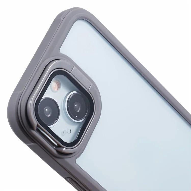 For iPhone 14 Plus Case Kickstand TPU+PC Slim Phone Cover