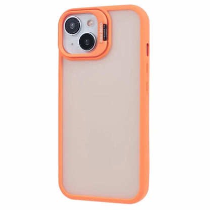 NKS Series For iPhone 13 Case Lens Frame Bracket TPU+PC Shockproof Phone Cover