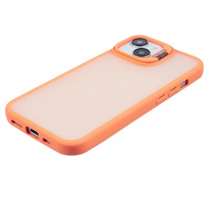 NKS Series For iPhone 13 Case Lens Frame Bracket TPU+PC Shockproof Phone Cover