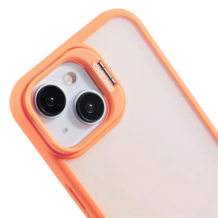 NKS Series For iPhone 13 Case Lens Frame Bracket TPU+PC Shockproof Phone Cover
