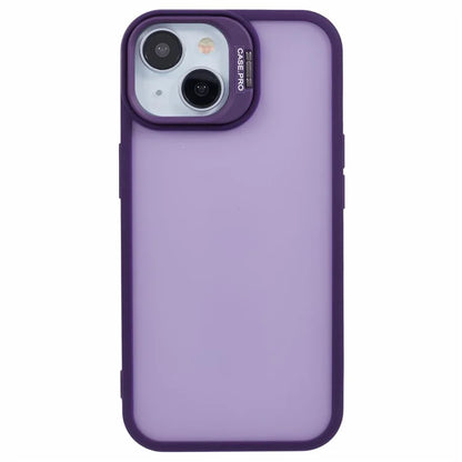 NKS Series For iPhone 13 Case Lens Frame Bracket TPU+PC Shockproof Phone Cover