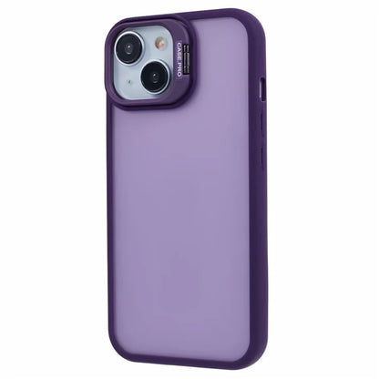 NKS Series For iPhone 13 Case Lens Frame Bracket TPU+PC Shockproof Phone Cover