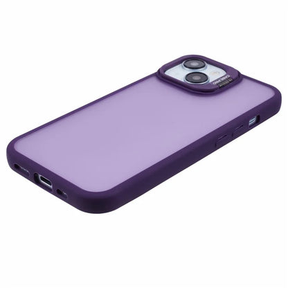 NKS Series For iPhone 13 Case Lens Frame Bracket TPU+PC Shockproof Phone Cover