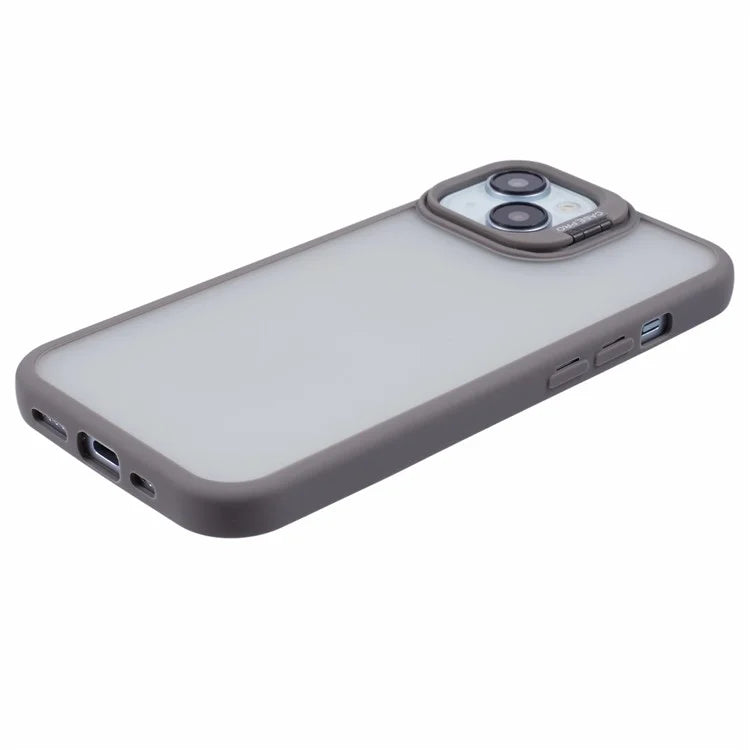 NKS Series For iPhone 13 Case Lens Frame Bracket TPU+PC Shockproof Phone Cover